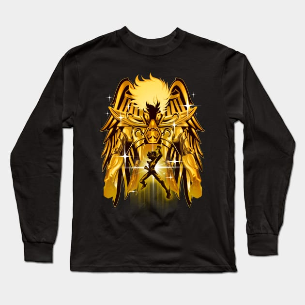 Pegasus Gold Long Sleeve T-Shirt by plonkbeast